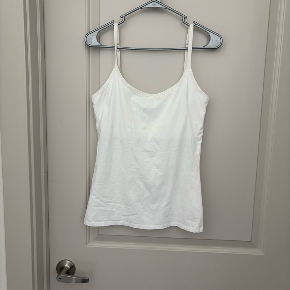 Pact Organic Cotton White Camisole Size M - Picture 3 of 5